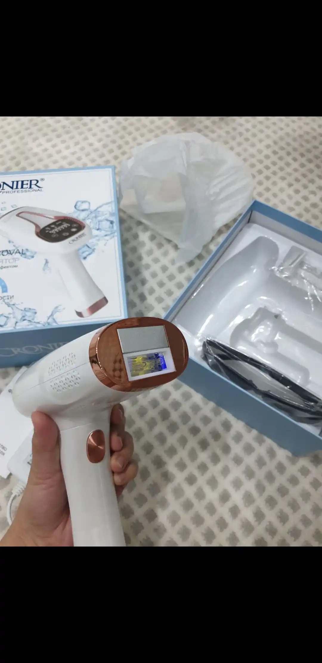 Ayollar uchun lazerli fotoepilator CRONIER CR-8816 butun tana uchun