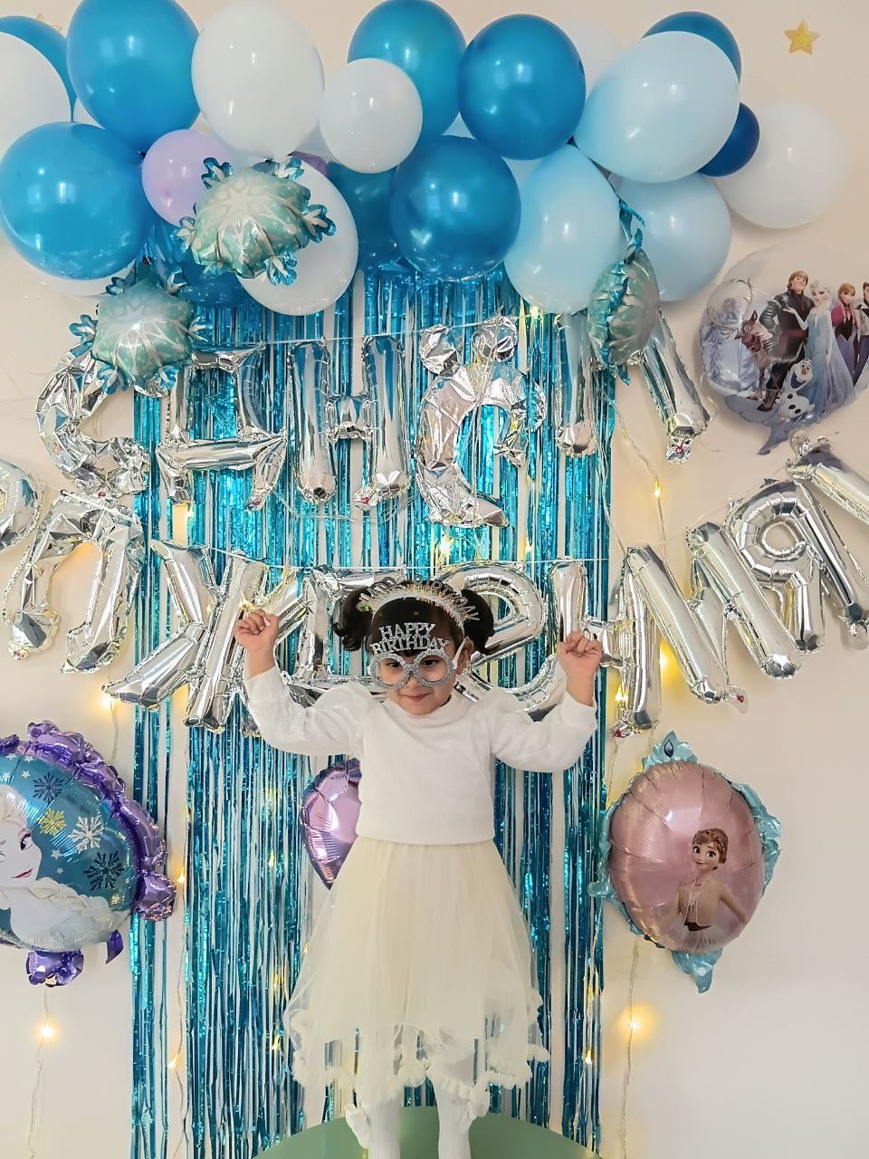 Ободки для волос Happy Birthday, с декоративными элементами для принцессы
