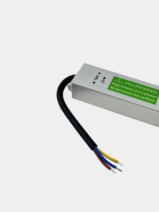 LED drayver DC 12V 30W IP67, namlikdan himoyalangan