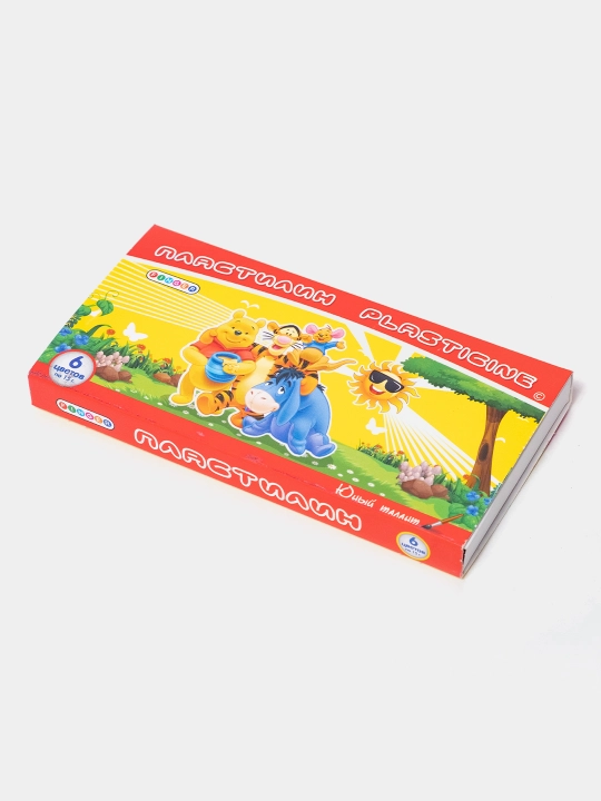 Ijod uchun plastilin 6, ranglar - 