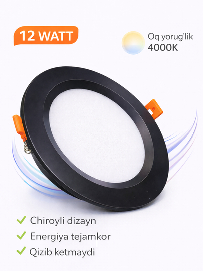 Chuqurchaga o'rnatilgan LED shift chiroqchasi