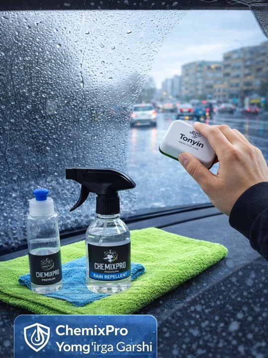 ChemixPro Anti-Fog и антидождь для автомобиля – средство для лобового стекла - 