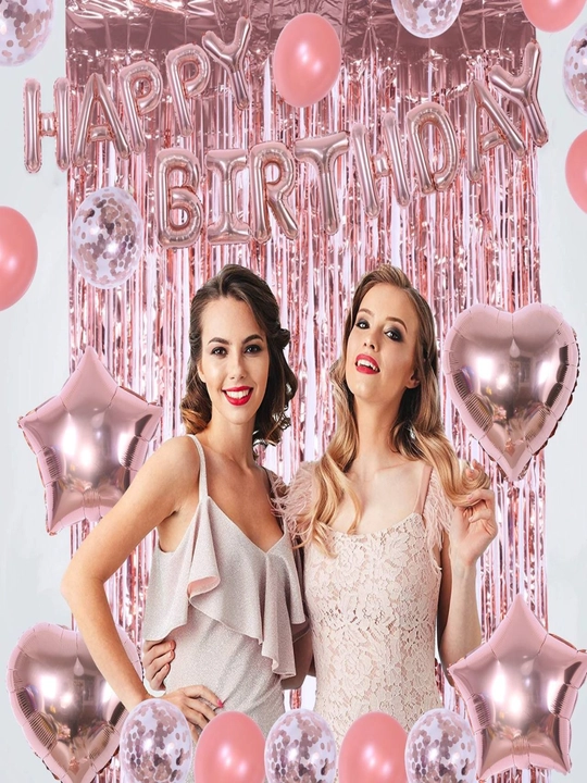 Набор воздушных шаров с надписью " Happy Birthday"