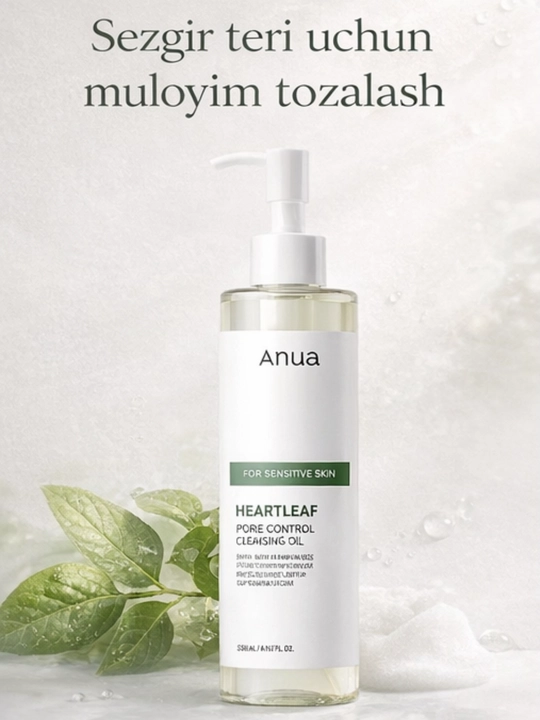 Очищающее масло для сужения пор Anua Heartleaf - 