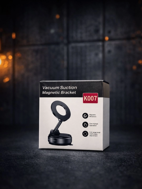 Avtomobil uchun magnit vakuumli telefon ushlagichi Magsafe bilan, 360 darajali, prisoskali