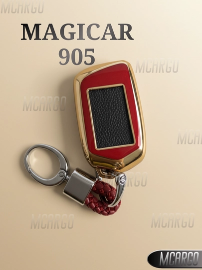 Защитный чехол для пульта Magicar 905 из эко-кожи и TPU — MCARGO-MAGICAR905-КРАСН