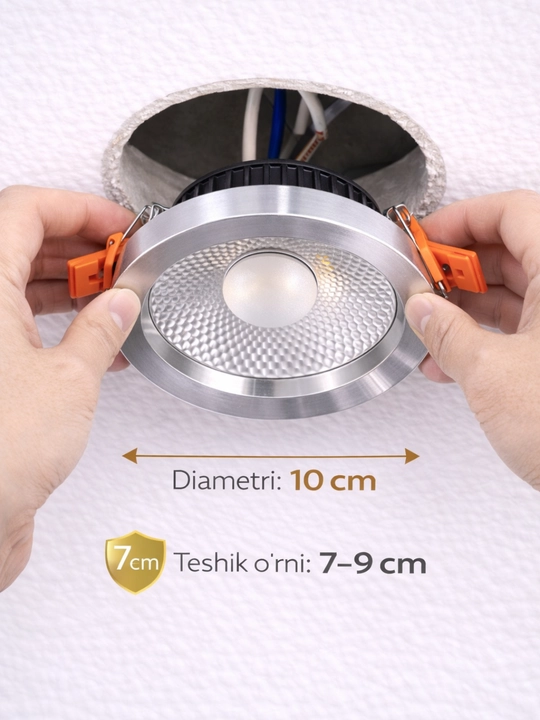 O‘rnatma LED shift yoritgichi - 