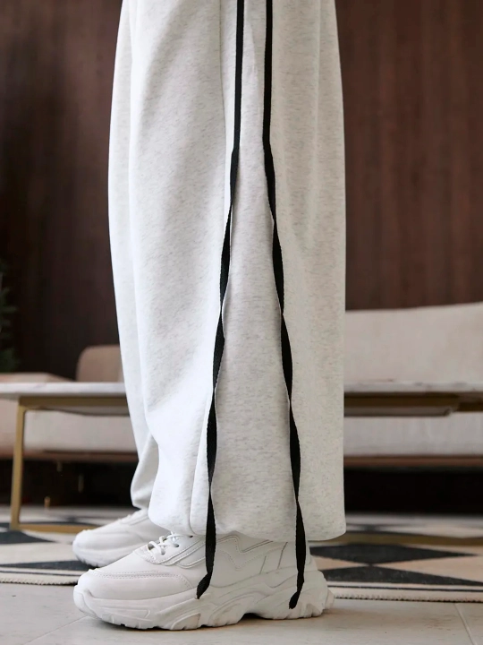 Ayollar keng sport shimi (oversize jogger), trikotaj shim, bahor-kuz