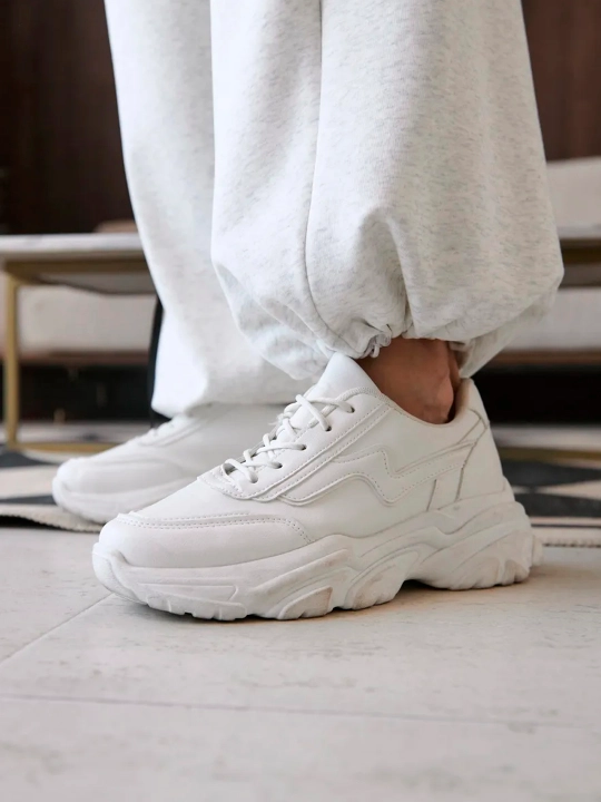 Ayollar keng sport shimi (oversize jogger), trikotaj shim, bahor-kuz