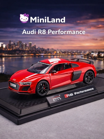 AUDI, коллекционный автомобиль, металлическая отделка, аудиосистема, свет, — ML2026-MINILAND984655621