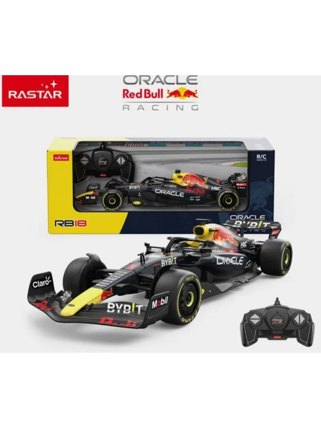94700, ORACLE RED BULL, Kollektsion avtomobil, bezak, ovoz, yorug'lik, pult
