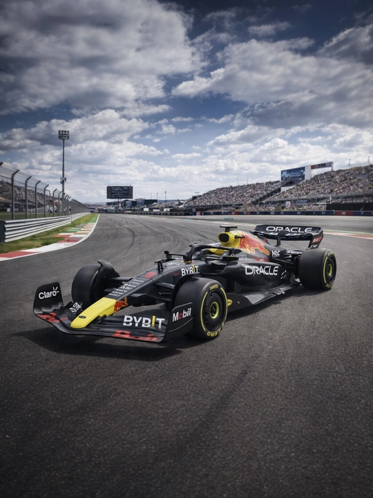 94700, ORACLE RED BULL, Kollektsion avtomobil, bezak, ovoz, yorug'lik, pult - 