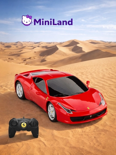 FERRARI, Коллекционный автомобиль, отделка, звук, свет, пульт — ML2026-MINILAND1235