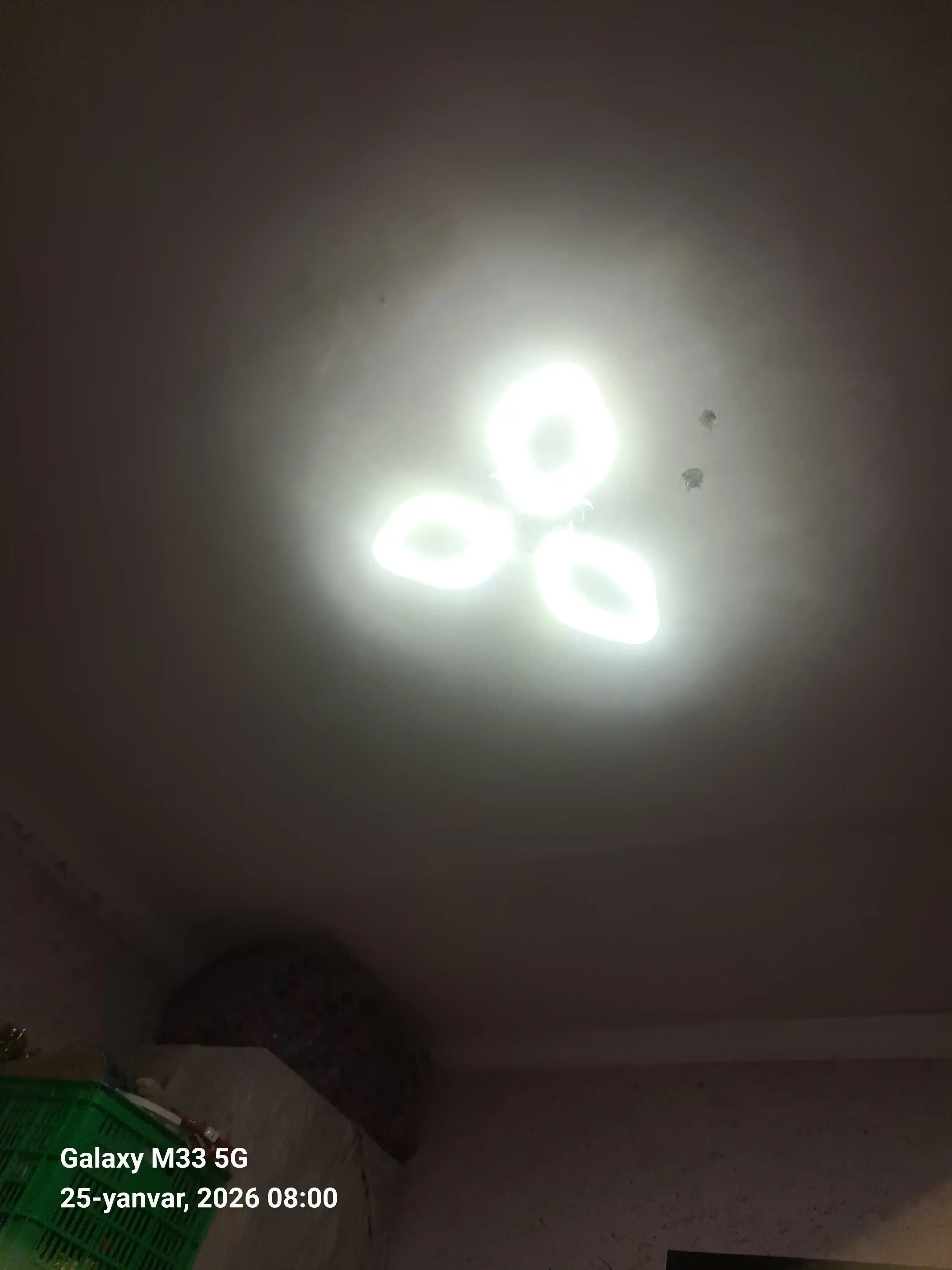 LED shift qandil, pultli yorug‘lik diodli qandil, 3 rejimli, kristalli, oshxona uchun