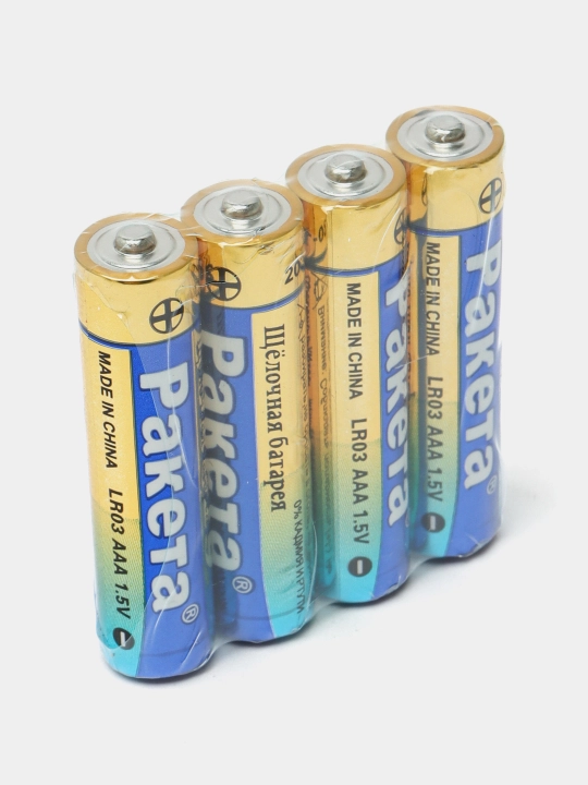 Kichik batareykalar Raketa alkaline AAA va AA  1.5 V