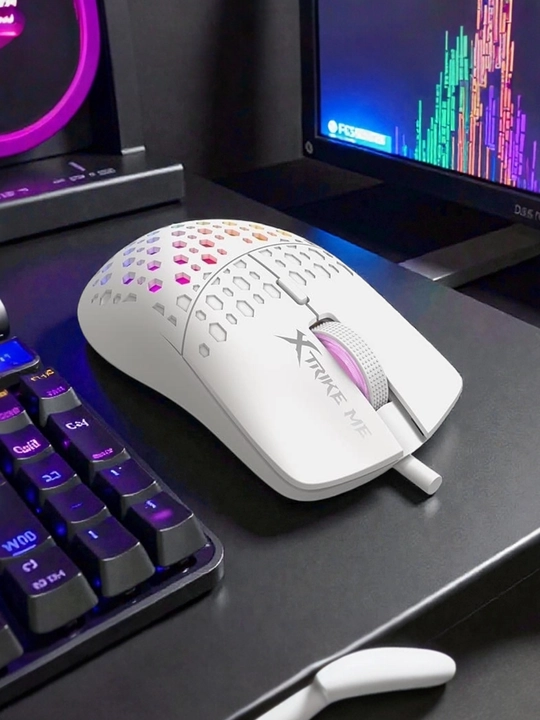Mышка, игровые мышь RGB XTRIKE ME с чувствительностью от 1200 до 12800 DPI и точный прицел