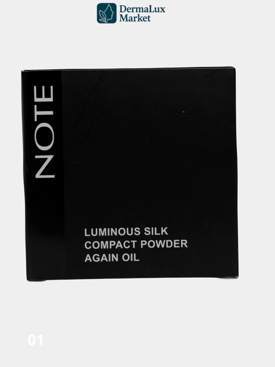Kompakt upa NOTE Luminous-yog‘ni nazorat qiladi, yengil, silliq mat effekt, tabiiy ko‘rinish