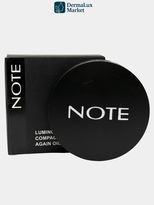 Kompakt upa NOTE Luminous-yog‘ni nazorat qiladi, yengil, silliq mat effekt, tabiiy ko‘rinish