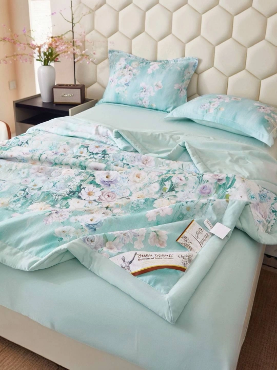 Комплект постельного белья EMEN BRAND XB в атласную полоску, 100% хлопок, 4 предмета - 