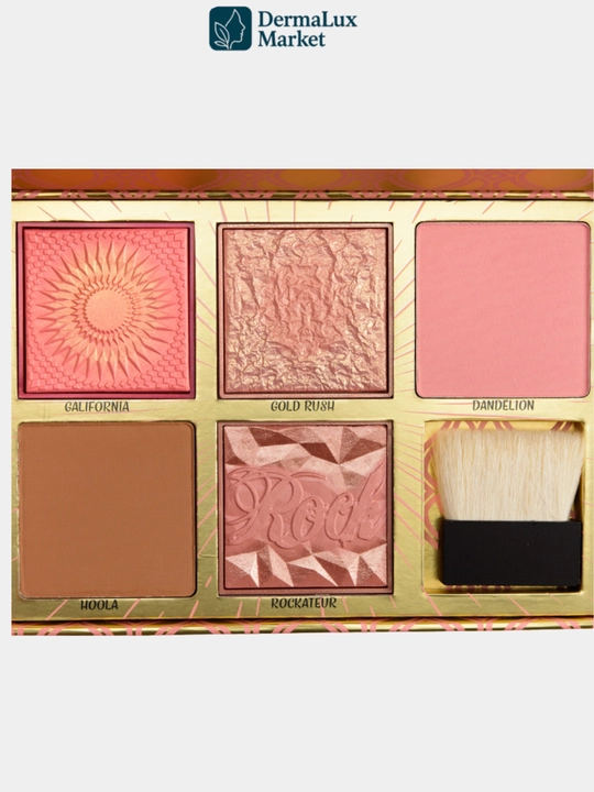 Палетка для лица Benefit Blush Bar –румяна и хайлайтеры,натуральные оттенки,стойкий эффект