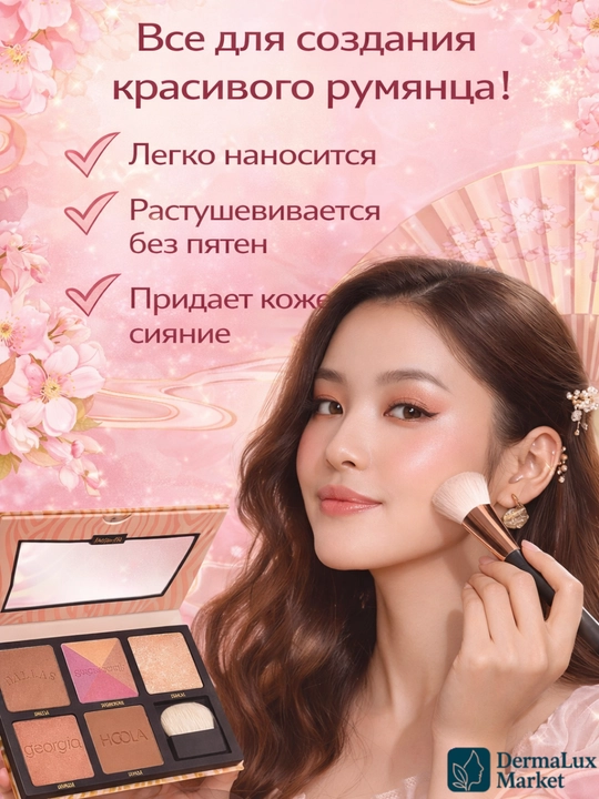 Rumyana, bronzer va haylayterlar Benefit CheekStars palitrasida - tabiiy va barqaror ranglar