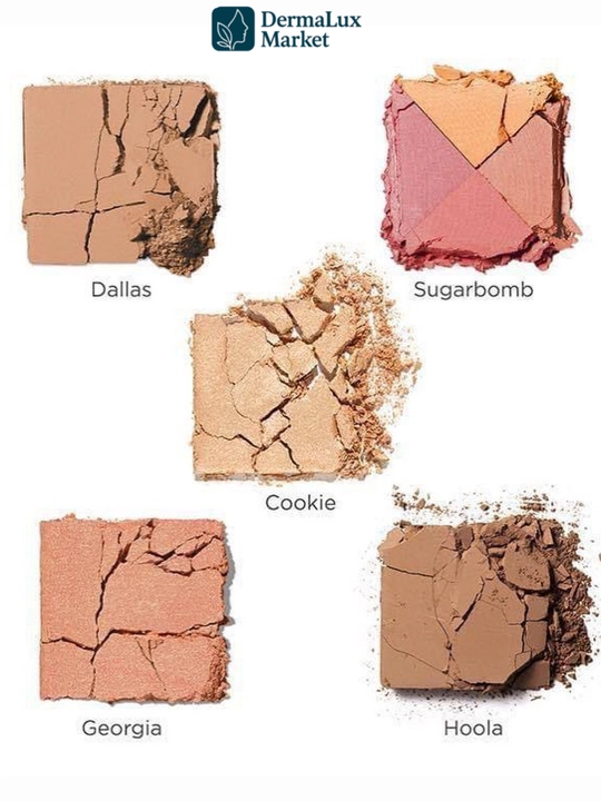 Rumyana, bronzer va haylayterlar Benefit CheekStars palitrasida - tabiiy va barqaror ranglar