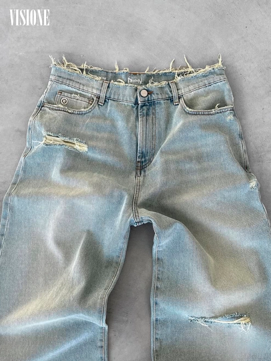 Keng baggi jinsi shimlar Reaven, erkaklar, ayollar va o‘smirlar uchun, o‘lchamlari S-XL