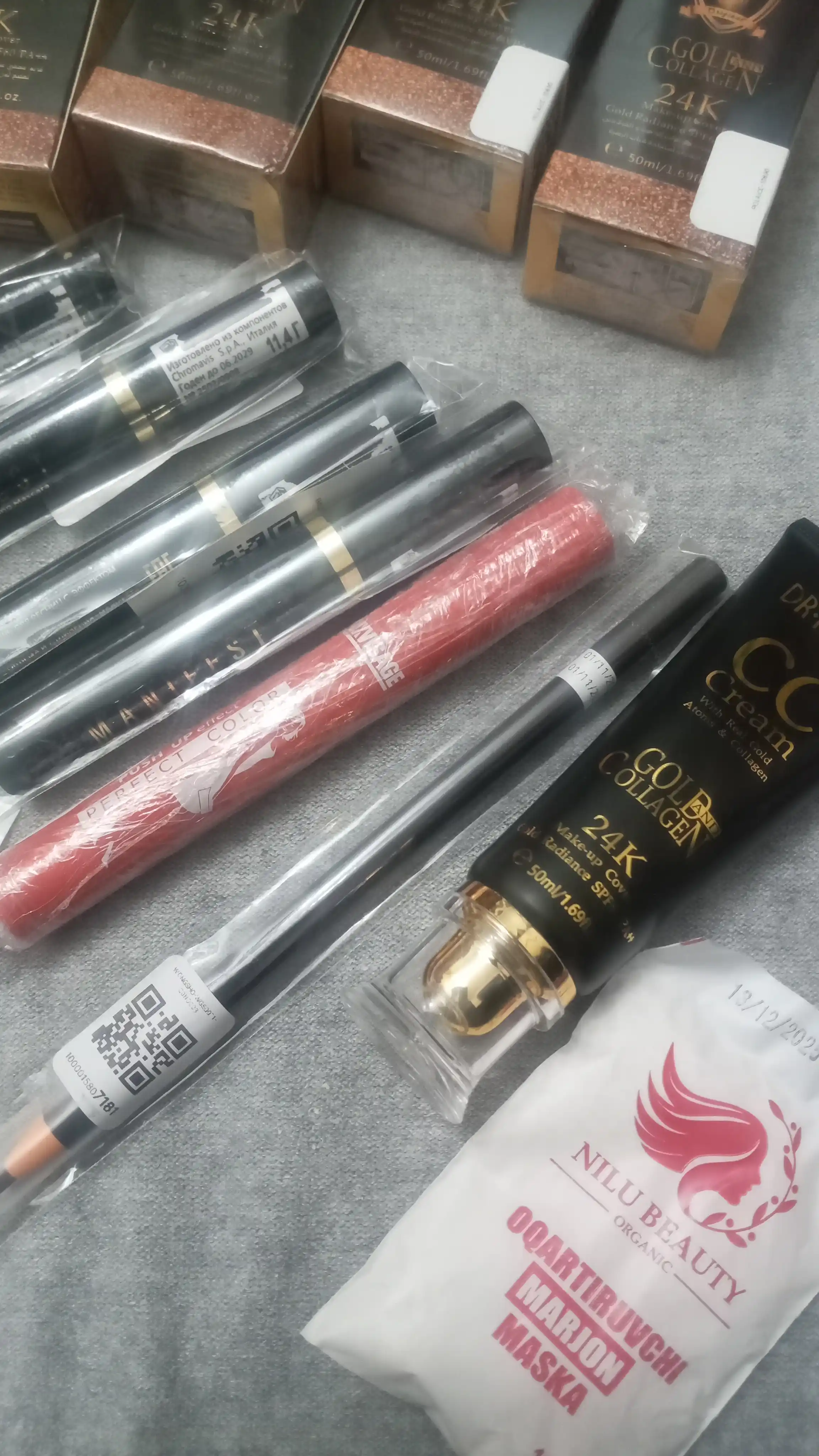 Тушь Perfect Color PUSH UP effect, LUXVISAGE