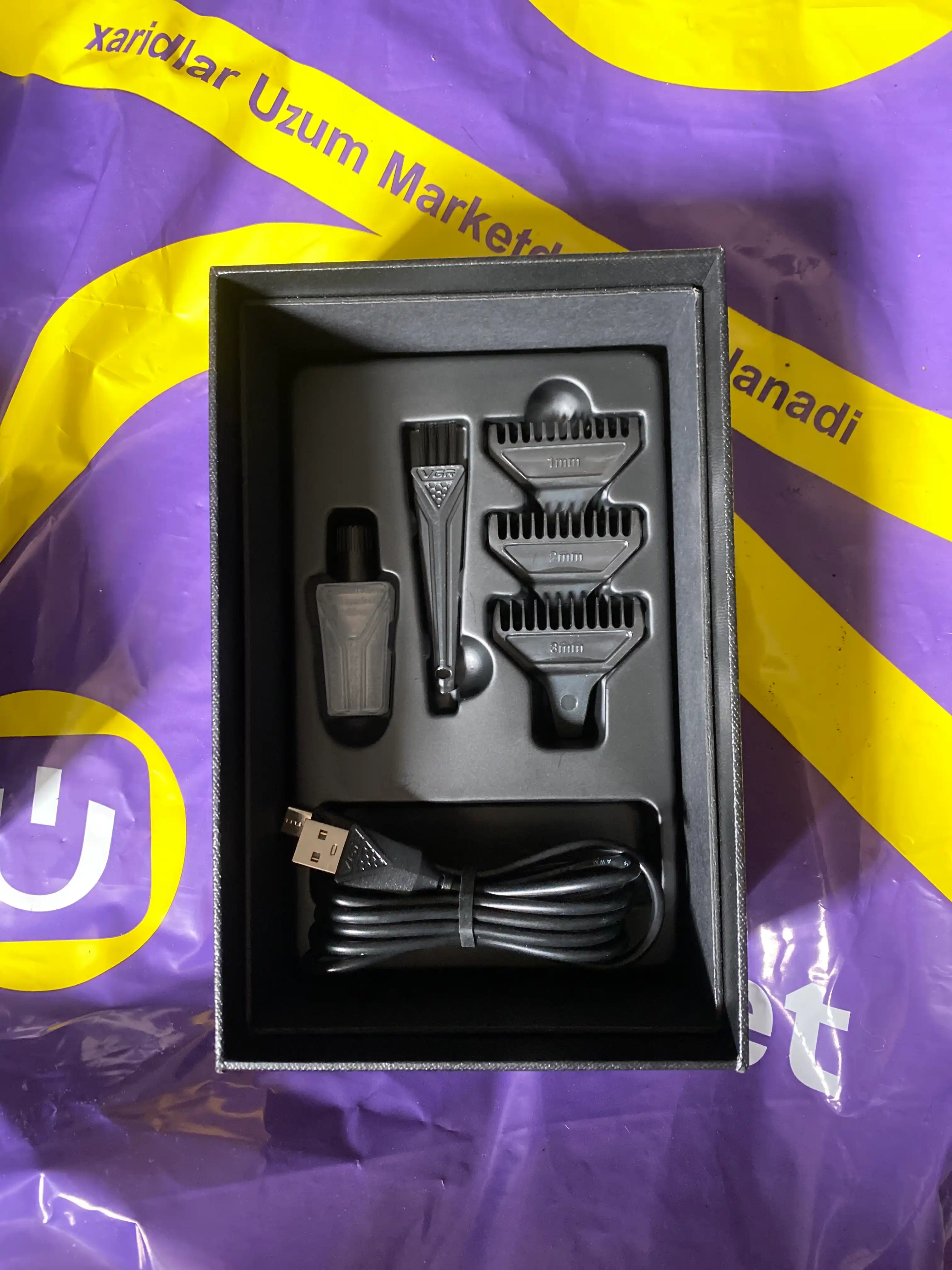 VGR V-906, V-977 dan professional soqol uchun simsiz trimmer, elektr ustara