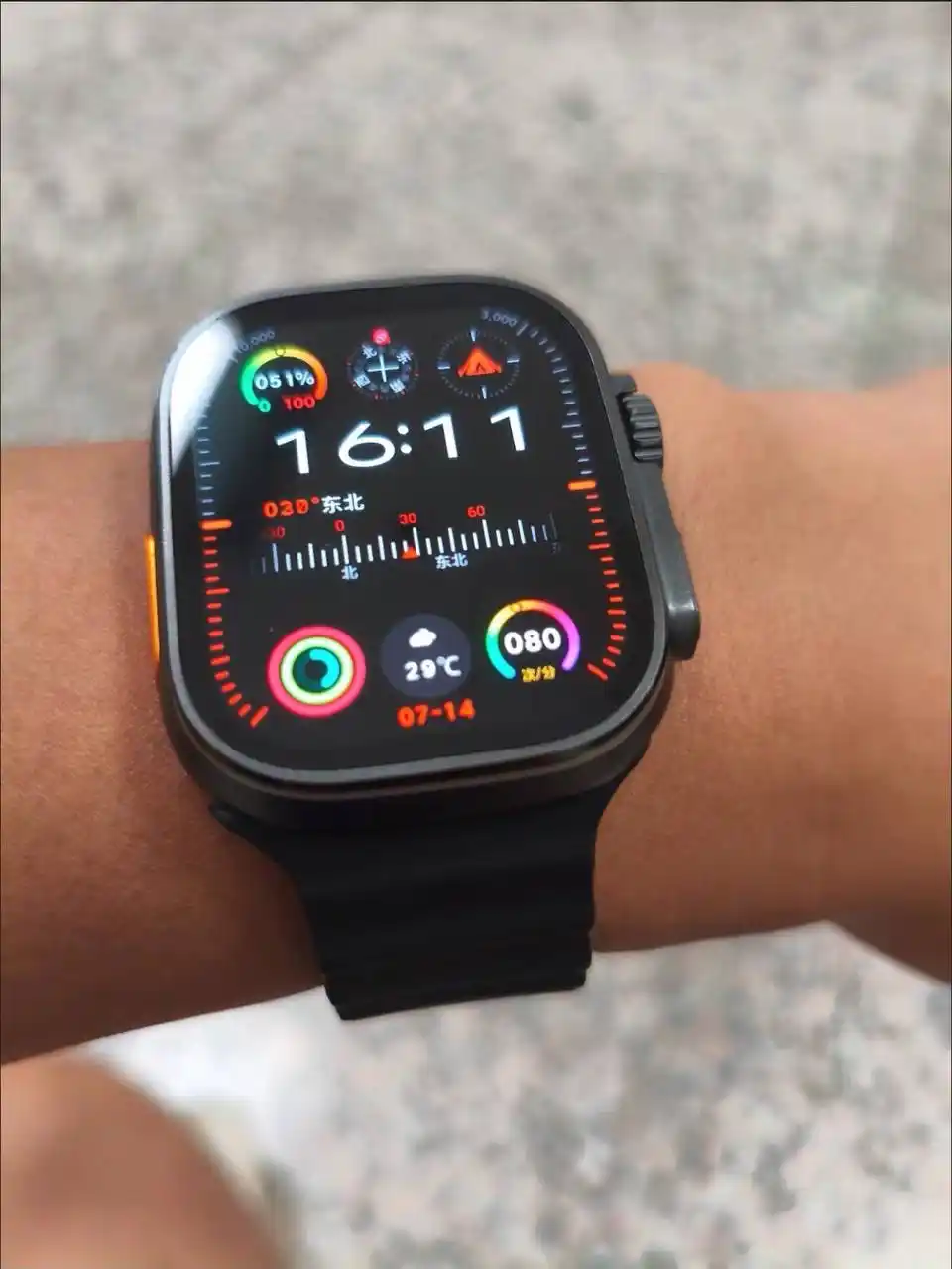 Smart Watch HK 11 Ultra — AMOLED, NFC, simsiz zaryadlash
