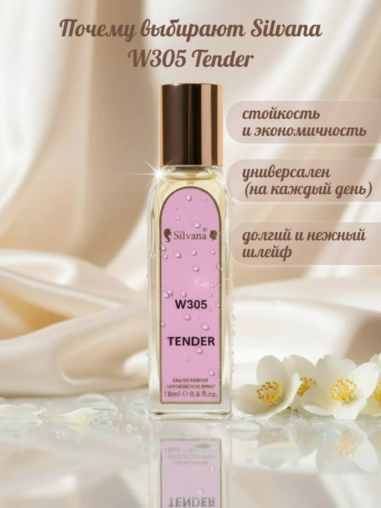 Parfyumlangan suv, ayollar uchun Chanel Chance Eau Tendre, Silvana №W305, 50 ml