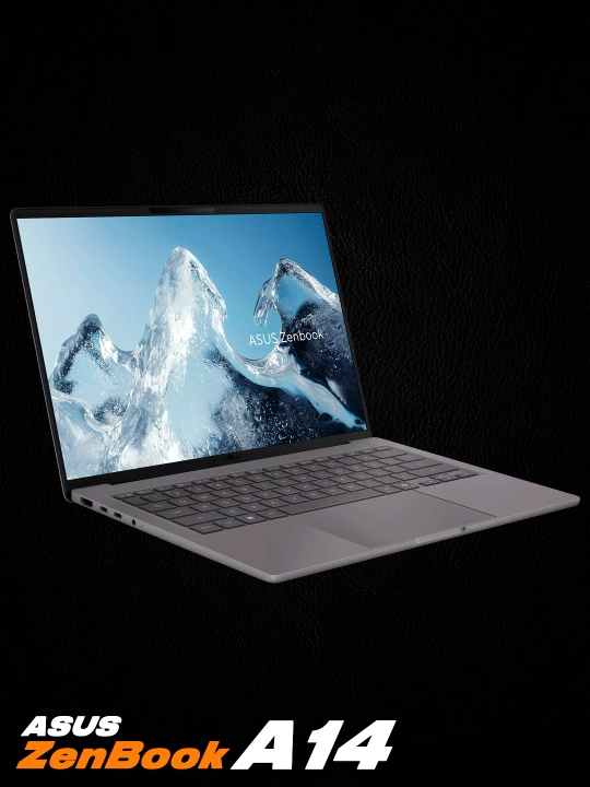 Asus Zenbook A14 / 14" WUXGA OLED / Snapdragon X1 / Adreno GPU / 16ГБ LPDDR5X / 512ГБ SSD