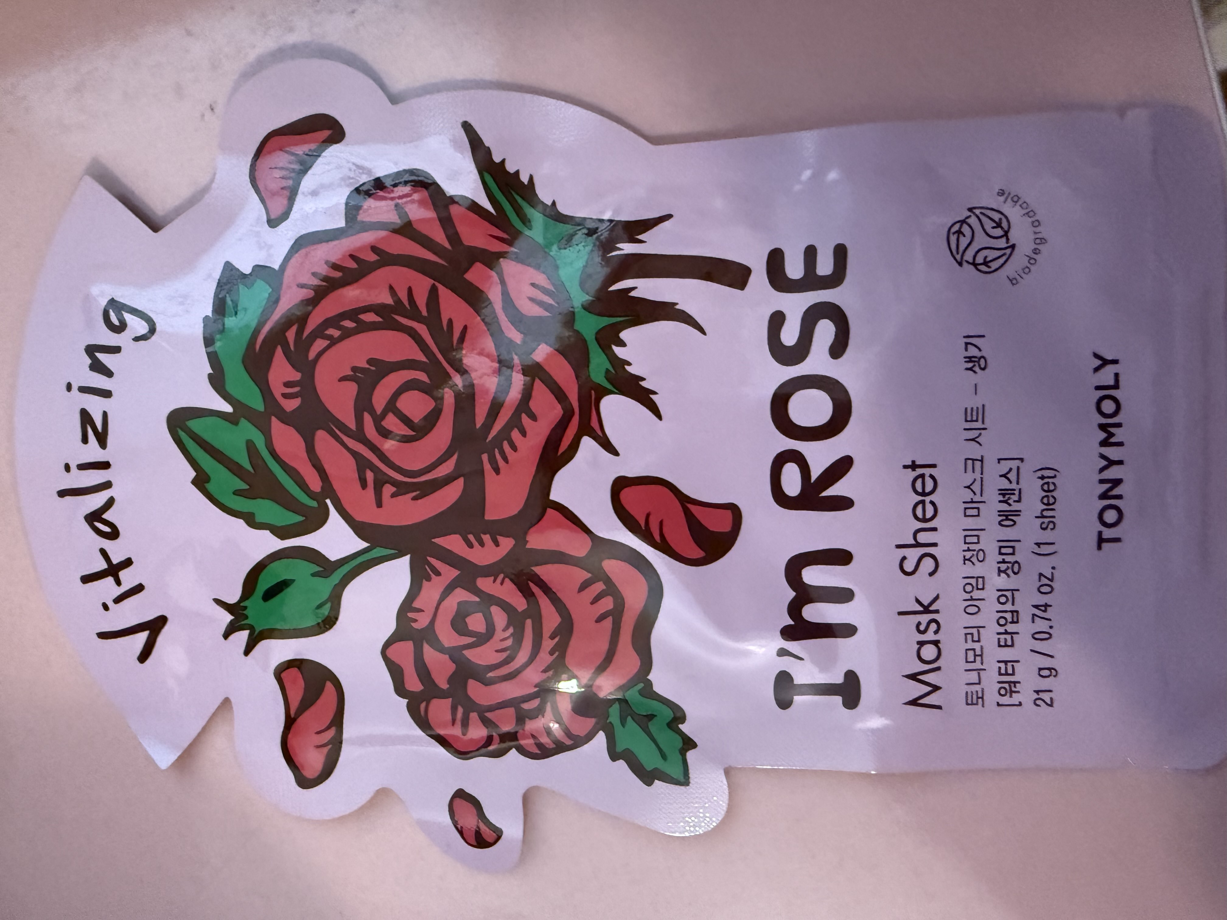 Тканевая маска TonyMoly I’m Mask Sheet, 21 г, упругость и тонус кожи