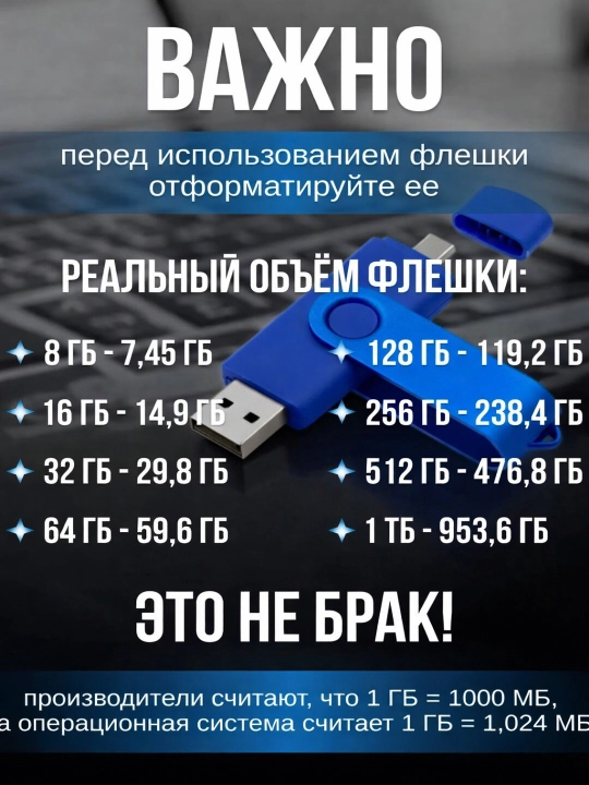 Флешка OTG, USB, Type-C, карта памяти 4 ГБ, 8 ГБ, 16 ГБ, 32 ГБ, 64 ГБ, 128 ГБ, 256 ГБ