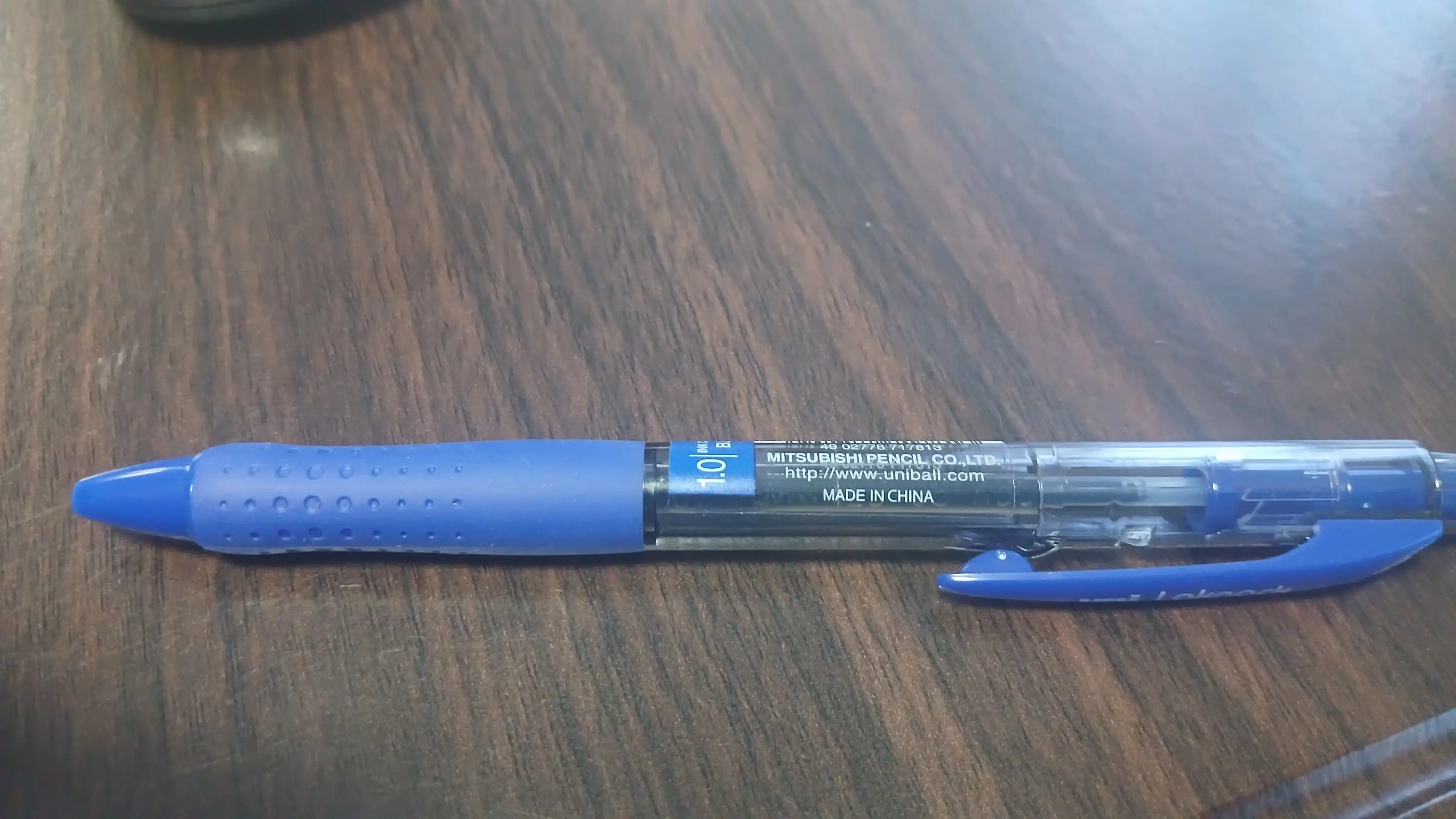 Sharikli ruchka Uniball LAKNOCK, 1.0 mm, ko'k
