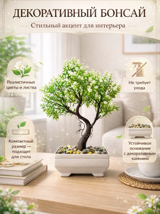 Dekorativ sun’iy bonsai daraxti - 