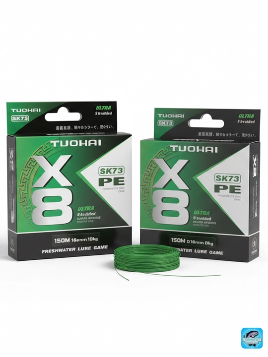 Плетеный шнур Touhai SK73 PE 8x (Dyneema). Японское волокно, 8 жил