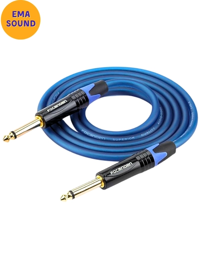 Focanden Audio Kabel Mono Musiqa Asboblari uchun jack 6.35mm