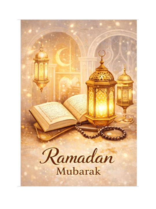 10×14 sm o‘lchamdagi Ramazon otkritkasi. Ramazon hayiti