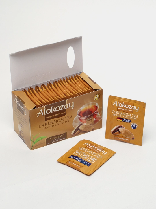 Xushbo‘y ta'mli choy ALOKOZAY, 25 ta folgali paket (2g dan)