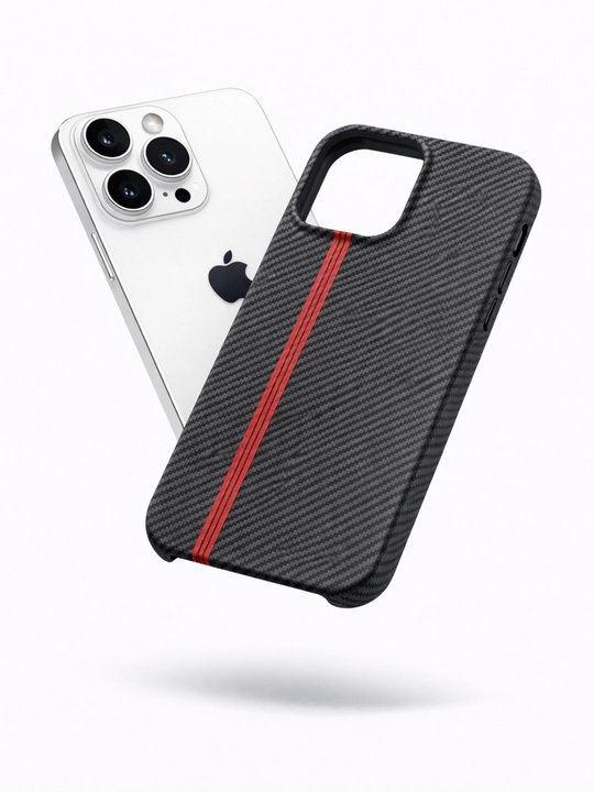 IPhone 11-16 Pro va Pro Max uchun karbon g‘ilof