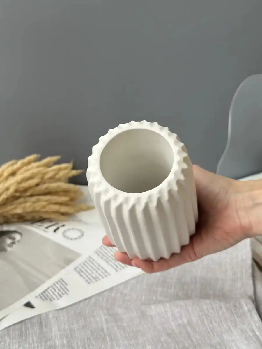 Silikon qolip, gullar uchun guldon, guldon qolipi, gips va smola uchun mold