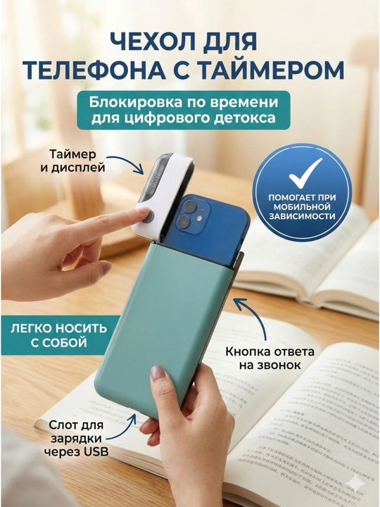 Taymerli telefon g‘ilofi - 