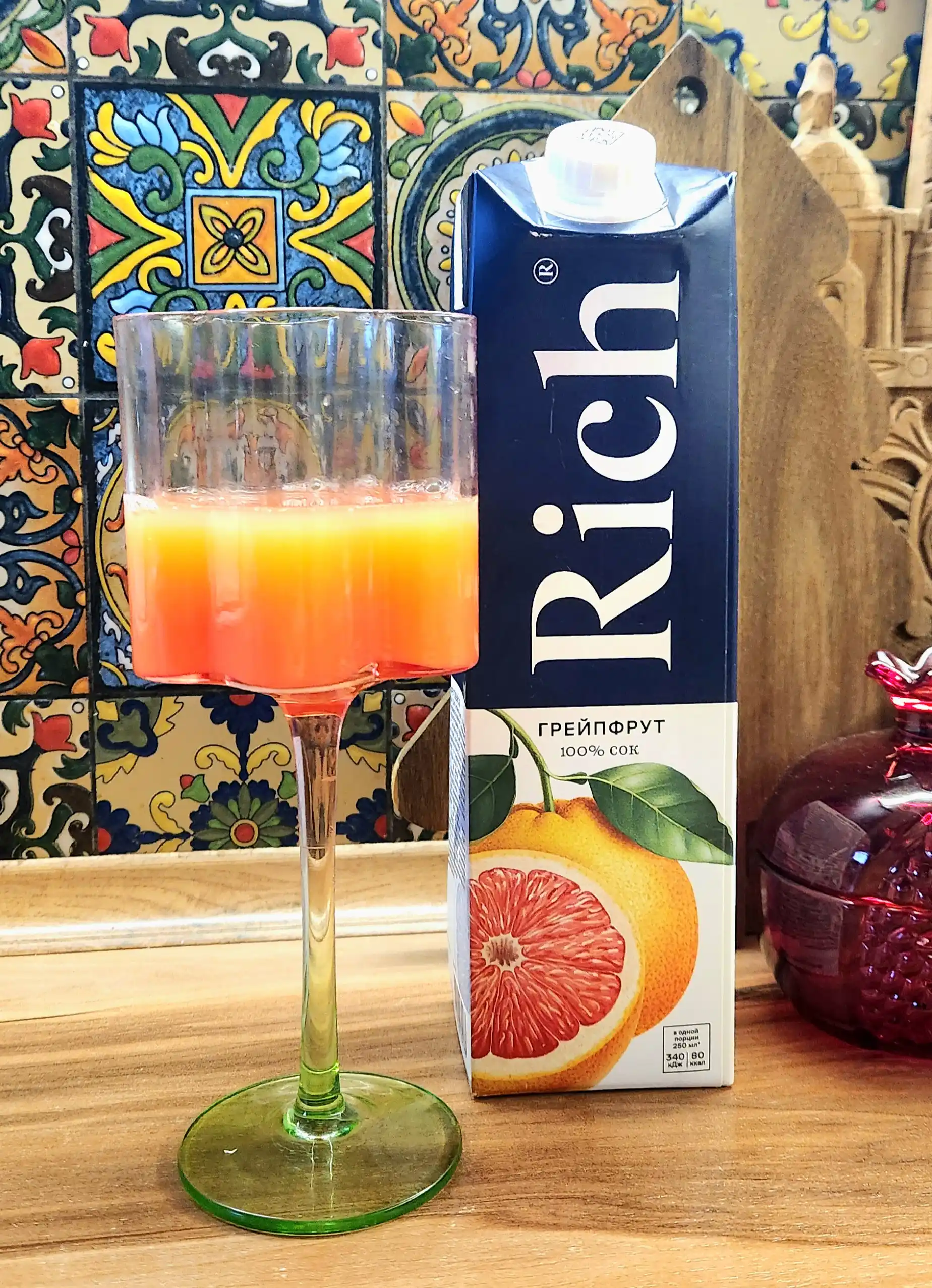 Сок Rich Грейпфрут с мякотью, 1 л