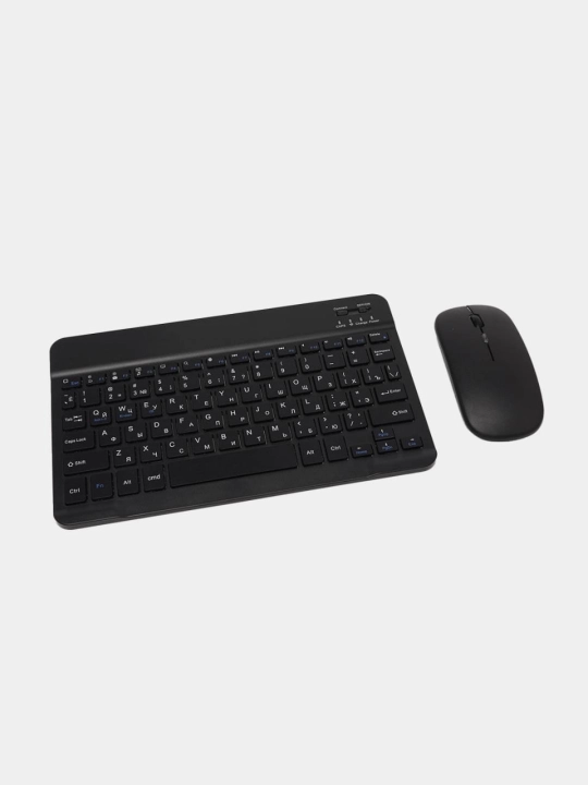 Набор клавиатура и мышь для планшета — Bluetooth, ENG/RUS раскладка