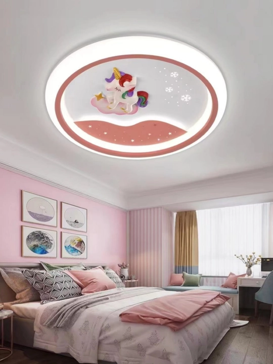Детская потолочная LED люстра 110W, 3 режима света, до 20 м², мультяшный дизайн
