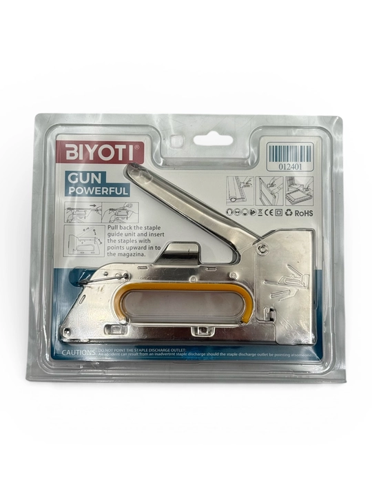 Степлер BIYOTI Heavy Duty (тип 13): металлический корпус, скобы 4–8 мм (арт. BYT-012401)
