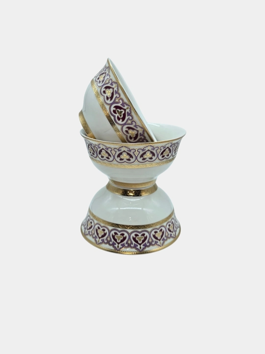 Косушки набор из фарфора, с дизайном 6 шт