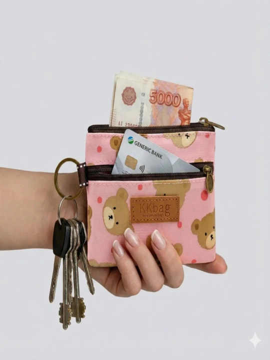 MatYm padlari uchun kichik kosmetik sumka / Qizlar uchun kosmetik sumka