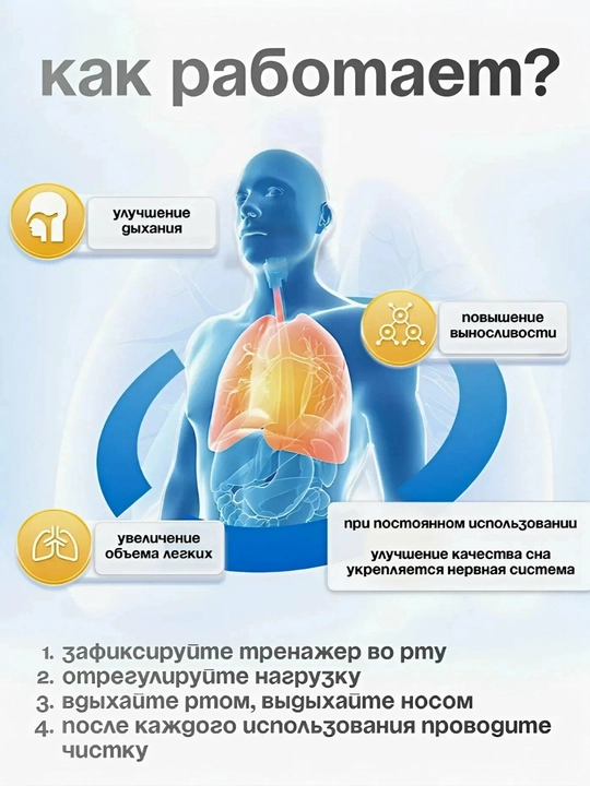 Аппарат для дыхательной терапии с регулируемым сопротивлением, помогающий расширять легкие